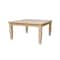 International Concepts Square Java  Coffee Table, 36 W, 36 L, 18 in H, Wood, Unfinished OT-60SC - alternate 1